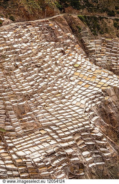 Salinen von Maras  Heiliges Tal; Provinz Cuzco  Peru