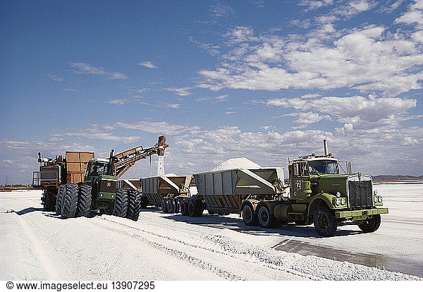 Salt Production  Dampier Salt Mines  Australia