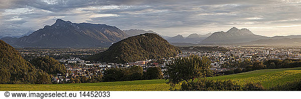 Salzburg  Austria  at Dusk