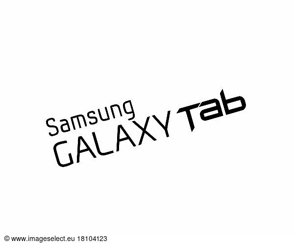 Samsung Galaxy Tab 4 Education  gedrehtes Logo  Weißer Hintergrund