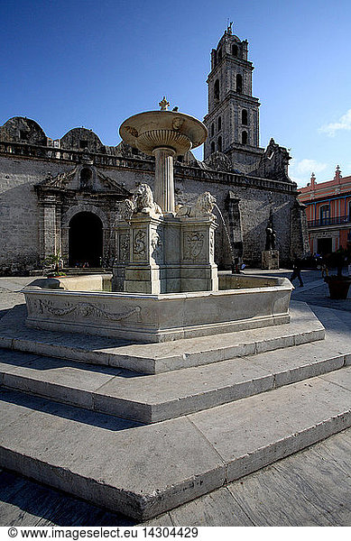 San Francisco de Asis Square  Havana  Cuba island  West Indies  Central America