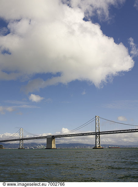 San Francisco-Oakland Bay Bridge  San Francisco Bay  San Francisco  California  USA