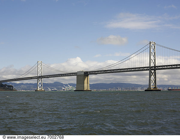 San Francisco-Oakland Bay Bridge  San Francisco Bay  San Francisco  California  USA