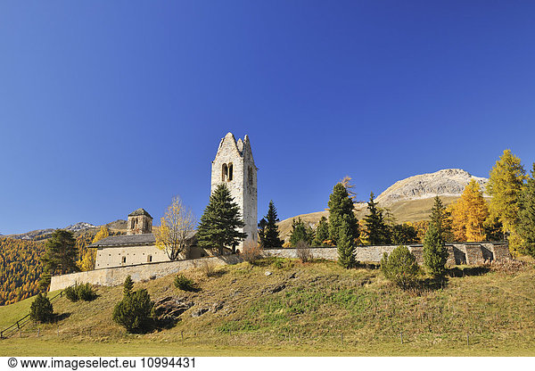San Gian Church  Celerina/Schlarigna  Maloja  Canton of Graubunden  Switzerland