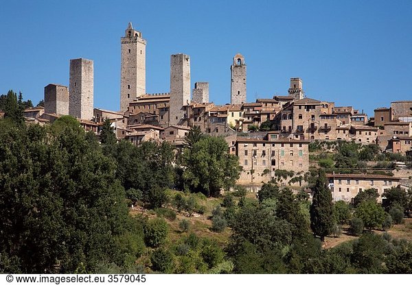 San Gimignano  Tuscany  Italy