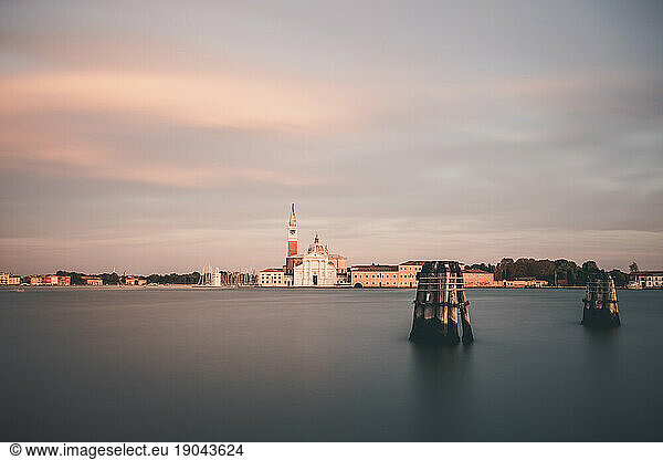 San Giorgio Maggiore skyline panorama  Venice  Italy