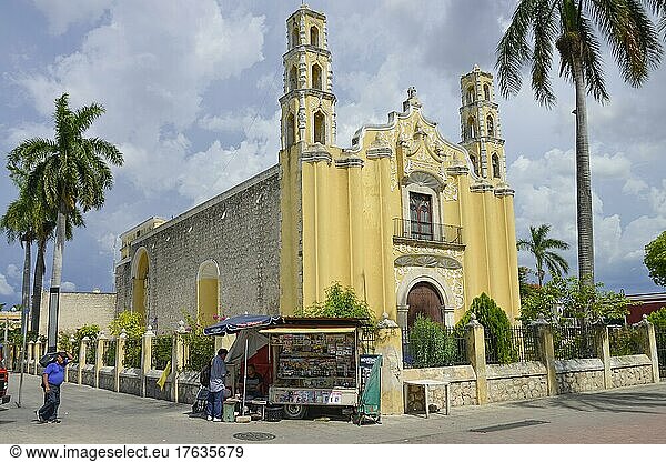 San Juan Bautista Church  Merida  Yucatan  Mexico  Central America