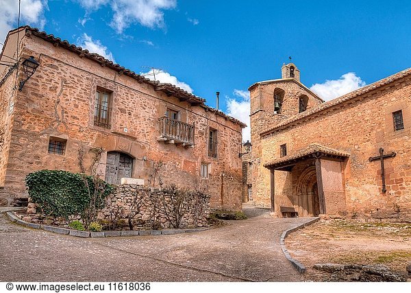 San Juan Bautista Church  Palazuelos  Guadalajara province  Castile La Mancha  Spain. Historical Heritage Site.