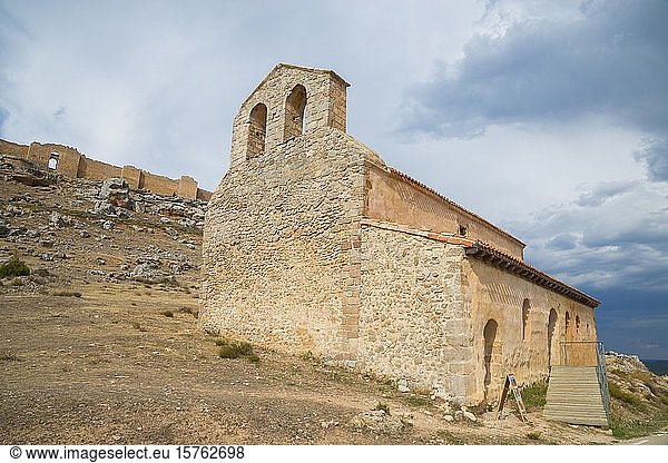 San Miguel church. Gormaz  Soria province  Castilla Leon  Spain.