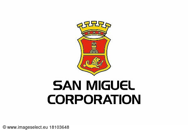 San Miguel Corporation  Logo  Weißer Hintergrund
