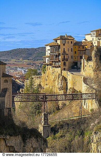 San Pablo bridge  Cuenca  UNESCO World Heritage Site  Castile-La Mancha  Spain  Europe