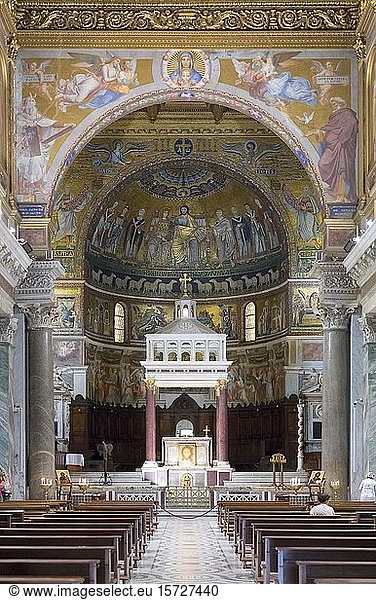 Sanctuary of Basilica of Santa Cecilia  Trastevere  Rome  Italy  Europe