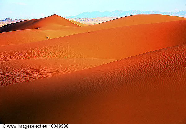 Sand dunes  Iran