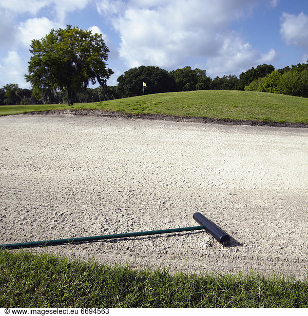 Sand  Rechen  Golfsport  Golf  Kurs