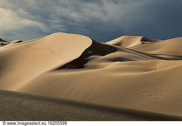 Sanddünen in der Wüste Empty Quarter  zwischen Saudi-Arabien und Abu Dhabi  VAE