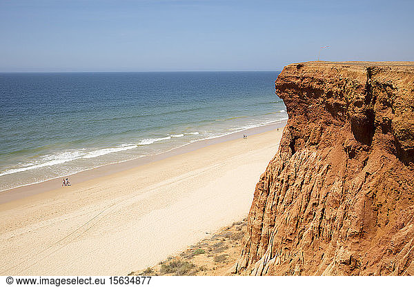 Sandstein am Strand der Algarve  Portugal
