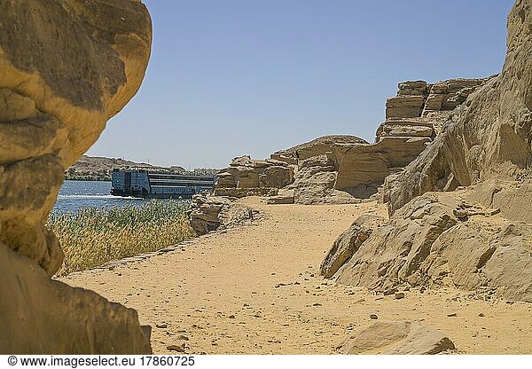Sandstein-Steinbruch Dschabal as-Silsila  Ägypten  Afrika