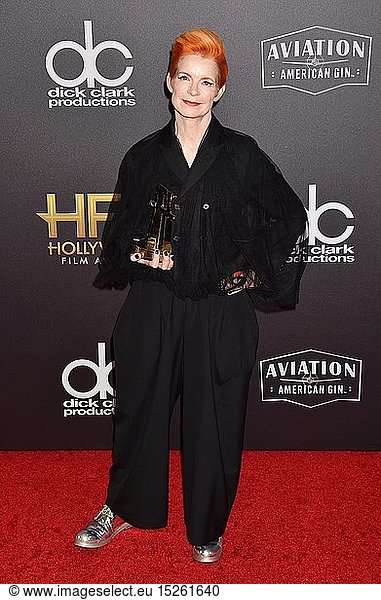 Sandy Powell arrives at the 22nd Annual Hollywood Film Awards at the Beverly Hilton Hotel on November 4  2018 in Beverly Hills  California.