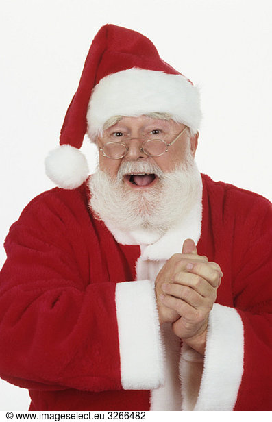 Santa Claus  laughing  portrait