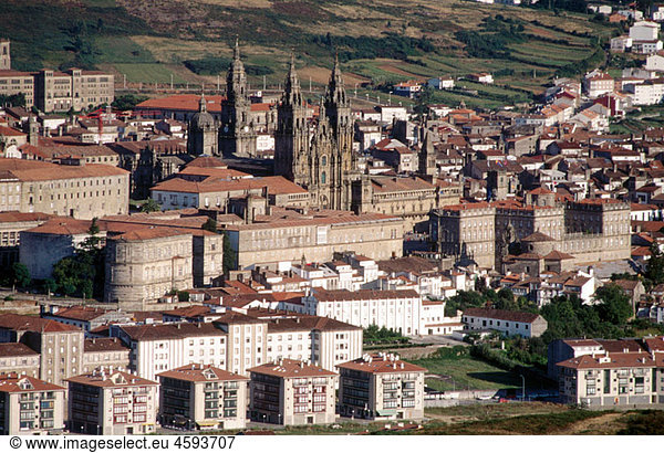 Santiago de Compostela. La CoruÃ’a province  Galicia  Spain