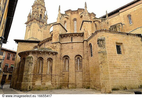Santo Domingo de la Calzada  Kathedrale von Salvador (romanisch  gotisch und barock  12-18. Jahrhundert). La Rioja  Spanien.