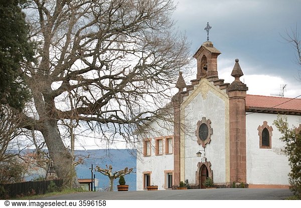 Santuario de Ibernalo  Sanctuary  Santa Cruz de Campezo  Álava  Basque Country  Spain  Europe