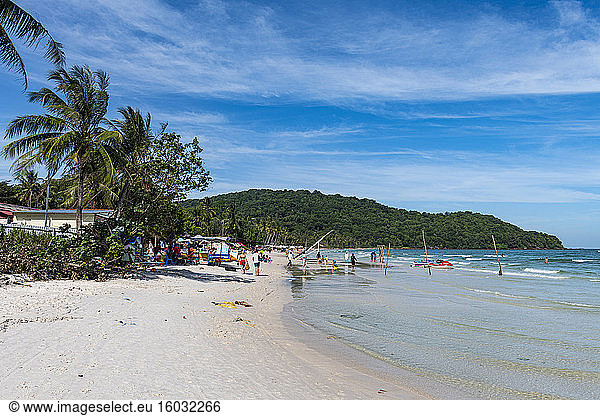 Sao Beach  island of Phu Quoc  Vietnam  Indochina  Southeast Asia  Asia