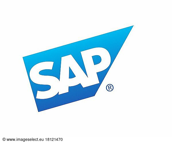 SAP SE  gedrehtes Logo  Weißer Hintergrund