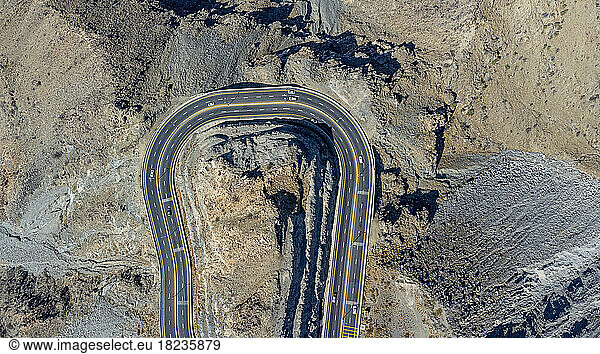 Saudi Arabia  Mecca  Taif  Aerial view of Al Hada Road
