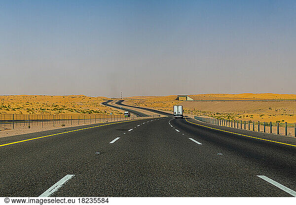 Saudi Arabia  Multiple lane desert highway