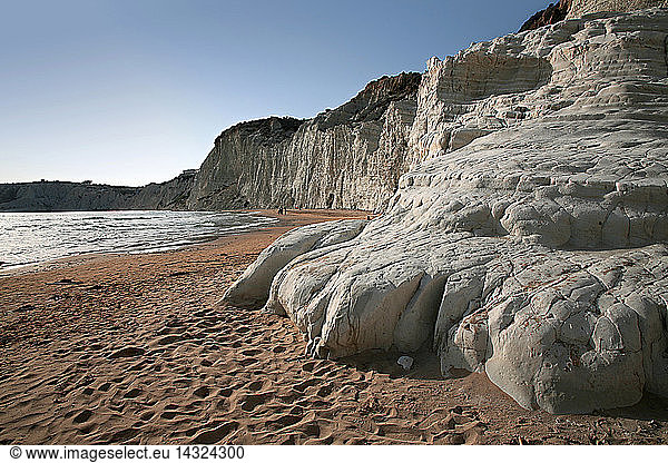 Scala dei Turchi marl cliff  Rossello cape  Agrigento  Sicily  Italy