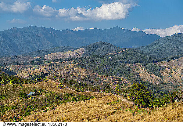 scenic country side in North Thailand
