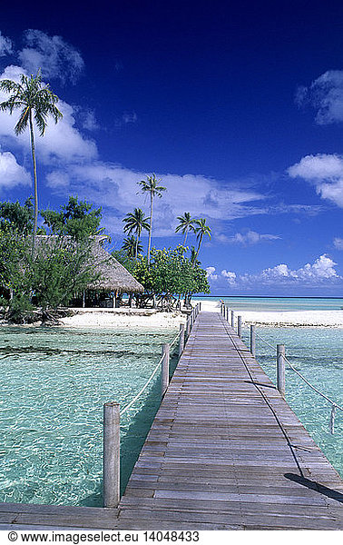 Scenic View in Bora Bora