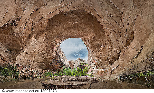 Scenic view of cave at Grand Staircase-Escalante National Monument