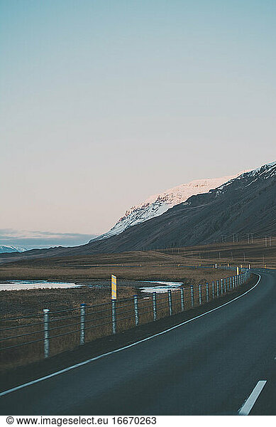 Scenic view of Iceland amazing landscapes