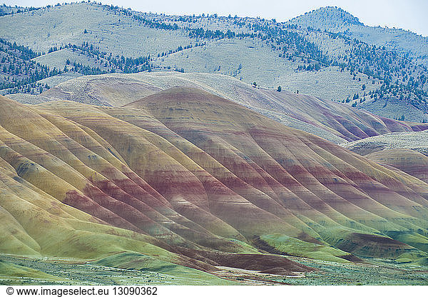 Scenic view of John Day Fossil Beds National Park