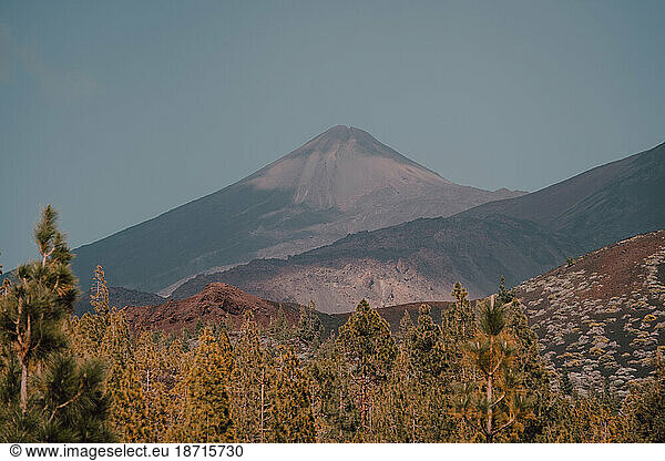 Scenic view of of the Teide Volcano against sky