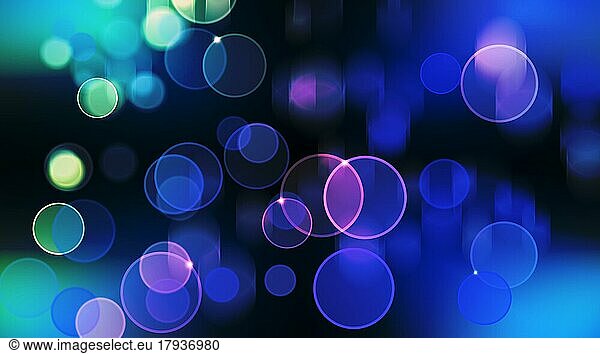 Schöne Bokeh mit mehreren Farben  Lichter Bokeh Hintergrund  defokussiert und verschwommen Bokeh Lichter  3d Rendering Hintergrund