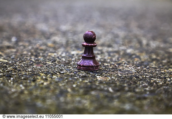 Schachbauern auf der Straße