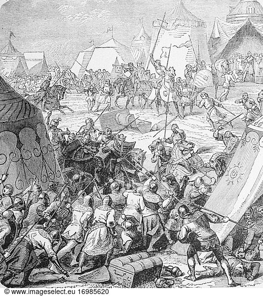 Schlacht von Cassel 1328?  edition lahure 1881.