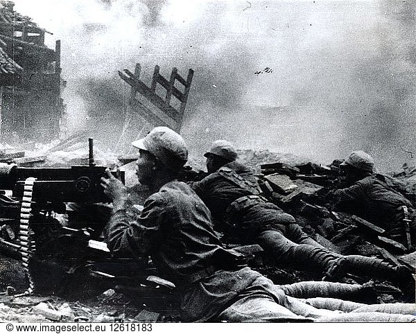 Schlacht von Changsha  China  Zweiter Weltkrieg  ca. 1939-c1944. Künstler: Unbekannt
