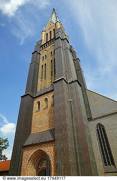 Schleswiger Dom St. -Petri  Turm  Schleswig  Schleswig-Holstein  Deutschland  Europa