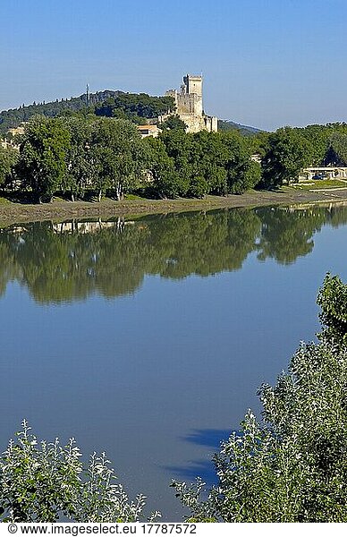 Schloss Beaucaire  Bouches-du-Rhone  Departement Gard  Provence  Frankreich  Europa