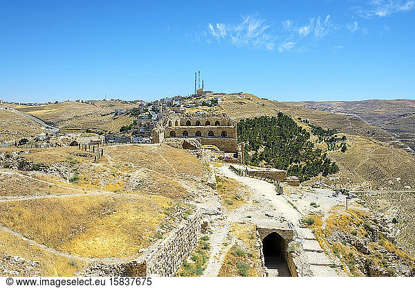 Schloss Kerak  Kreuzritterburg aus dem 12. Jahrhundert  Karak  Jordanien