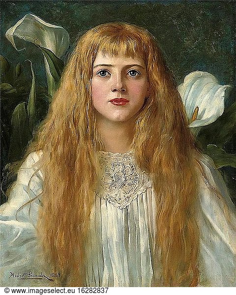 Schmalz Herbert - a Fair Beauty 1 - Britische Schule - 19. Jahrhundert.