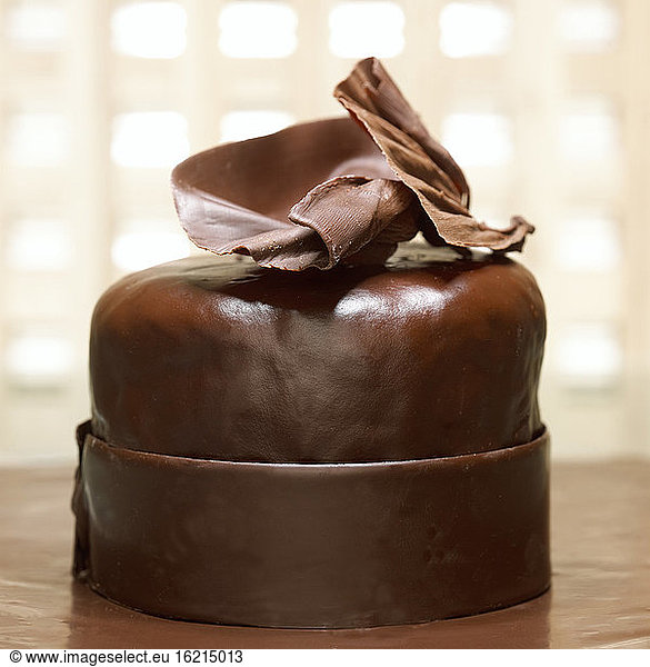 Schokoladenkuchen  Nahaufnahme