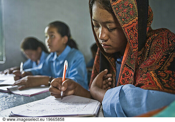 School in Lamjung. Nepal.