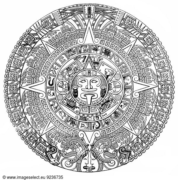 schreiben Kalender Maya