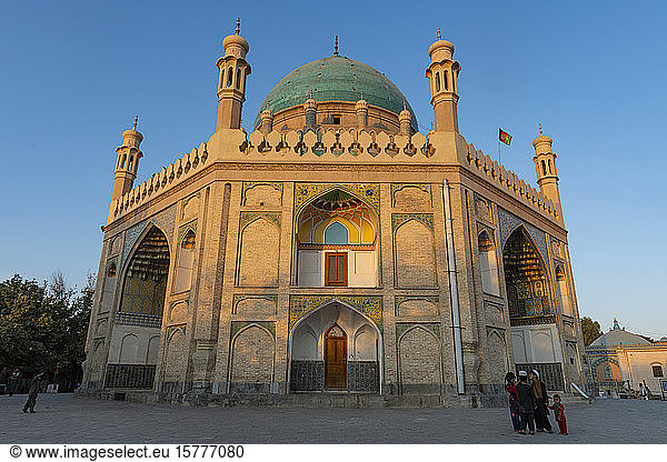 Schrein des Umhangs  Ahmad Shah Durrani Mausoleum  Kandahar  Afghanistan  Asien