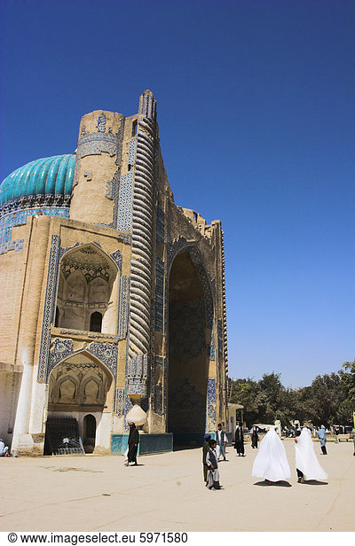 Schrein von Khwaja Abu Nasr Parsa  im 5. Jahrhundert von Sultan Hussein Bayqara späten Timuriden-Stil gebaut  Balkh (Mutter der Städte)  Afghanistan  Asien